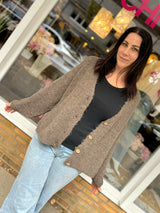 Strickjacke "Heute bin ich glücklich"