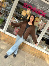 Strickjacke "Heute bin ich glücklich"