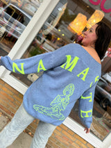 Strickpullover "Namaste"