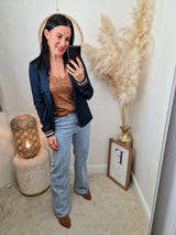 Blazer "Kinnie" (Kaffe) · dunkelblau