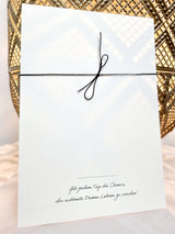 Karte mit Armband “irgendwo auf der Welt ist immer Champagne o´clock“