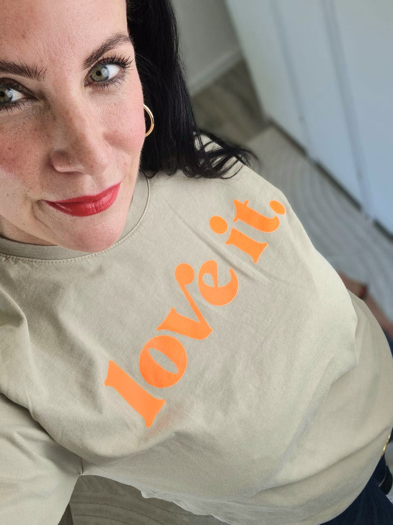 Shirt "Love it."