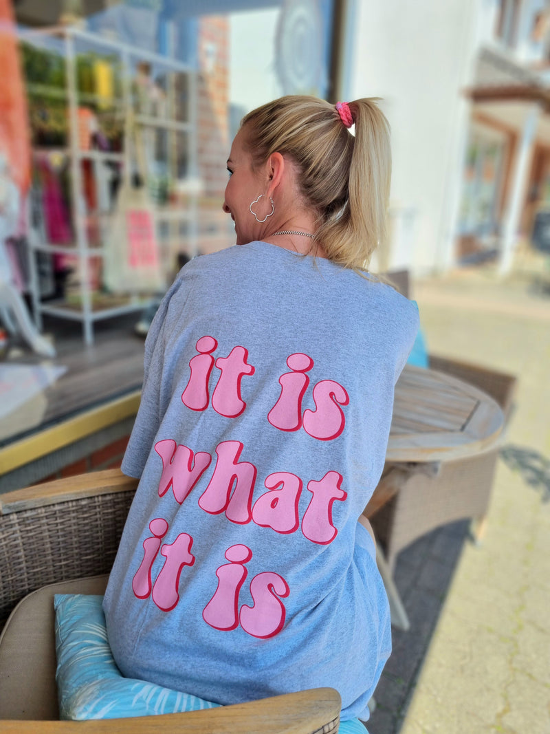 Shirtkleid "it is what it is"