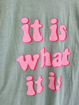 Shirtkleid "it is what it is"