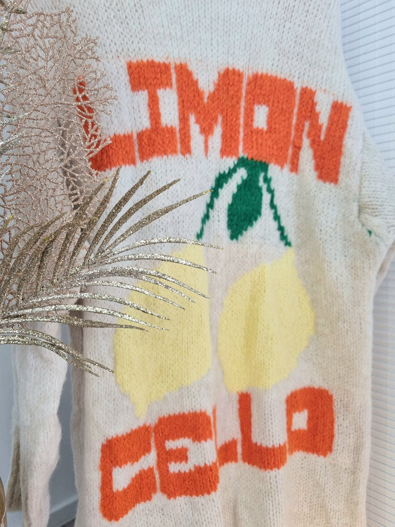 Feinstrickmantel "Limon Cello"