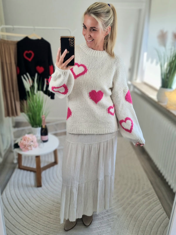 Strickpullover „Sweet heart"