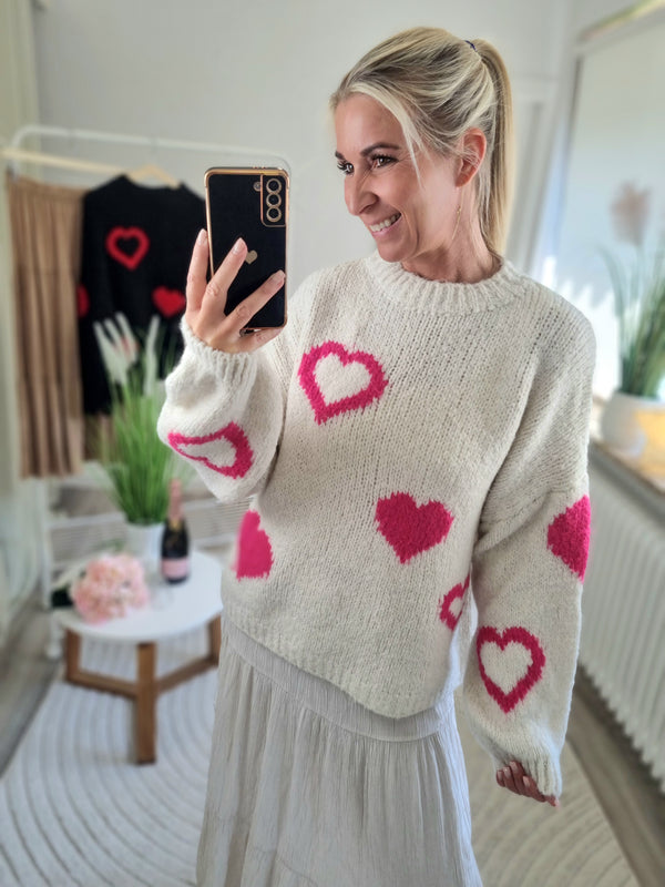 Strickpullover „Sweet heart"