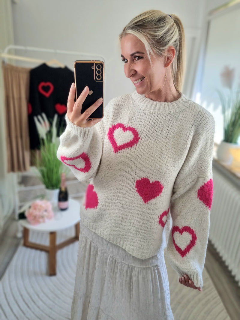 Strickpullover „Sweet heart"