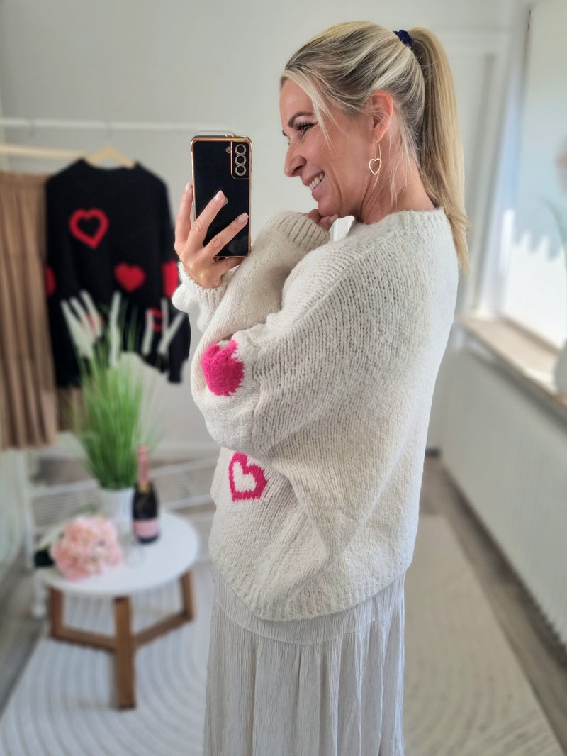Strickpullover „Sweet heart"