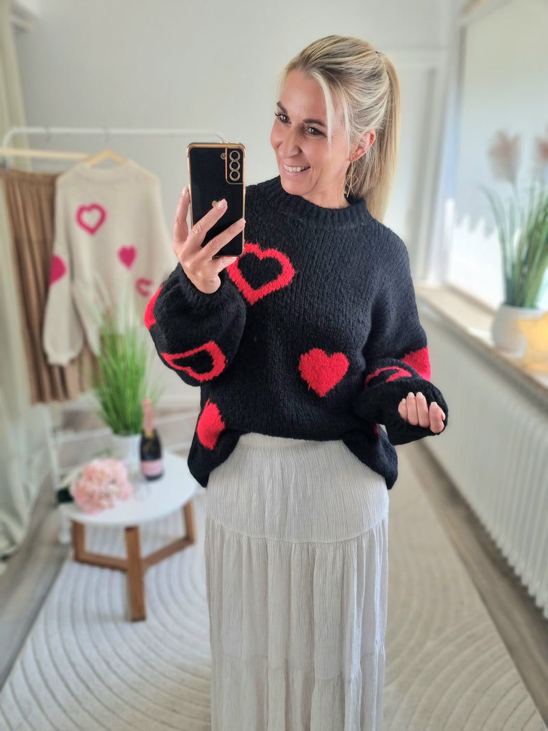 Strickpullover „Sweet heart"