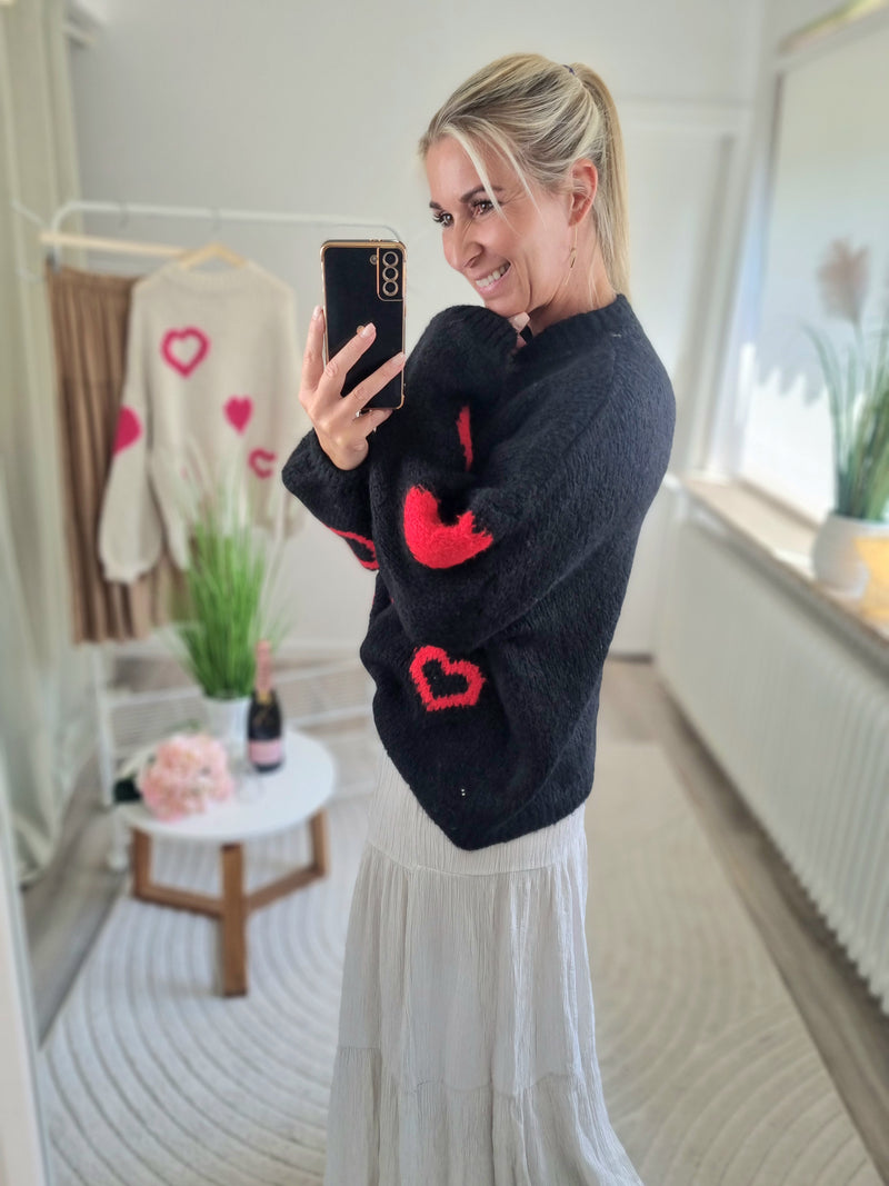 Strickpullover „Sweet heart"