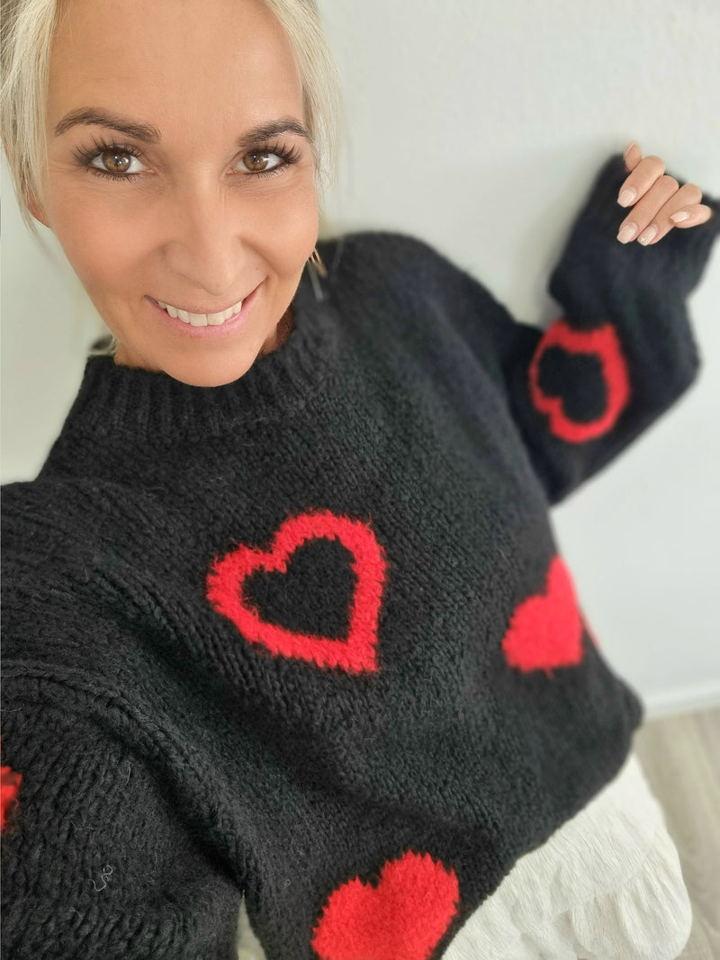 Strickpullover „Sweet heart"