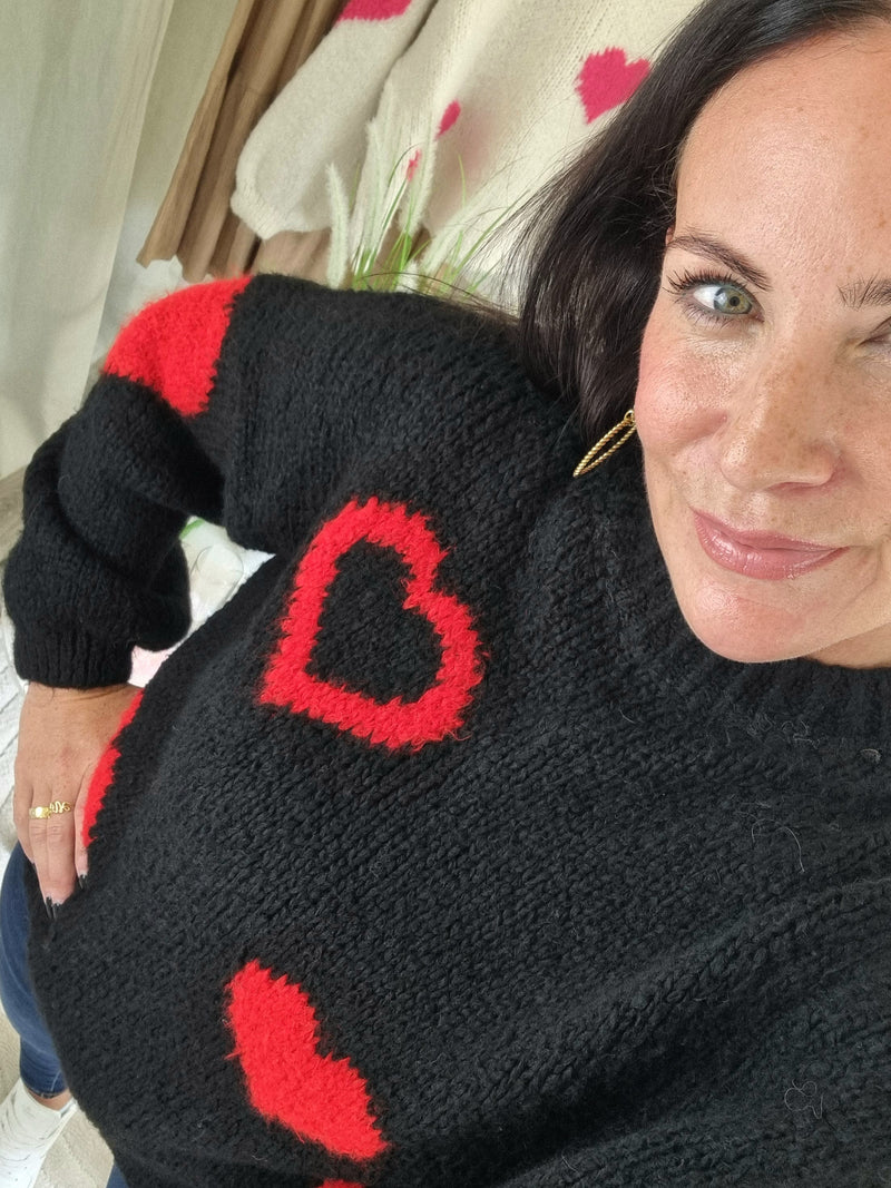 Strickpullover „Sweet heart"