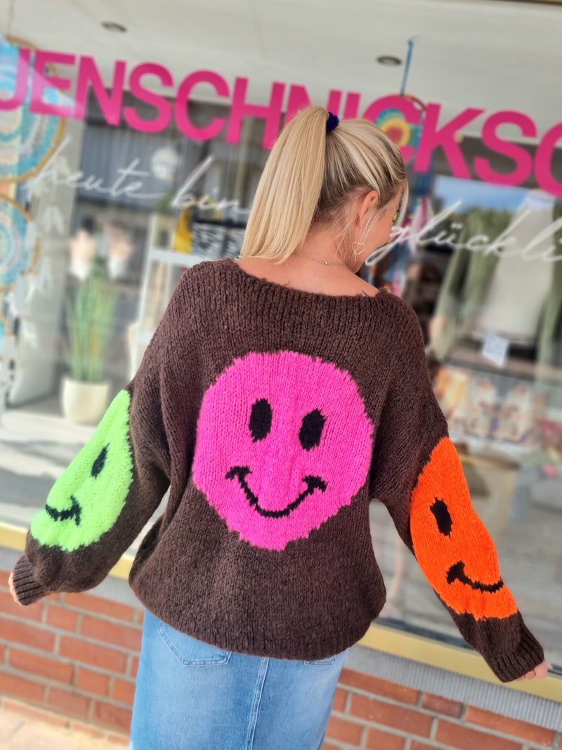 Strickpullover „Smil;-) to me"