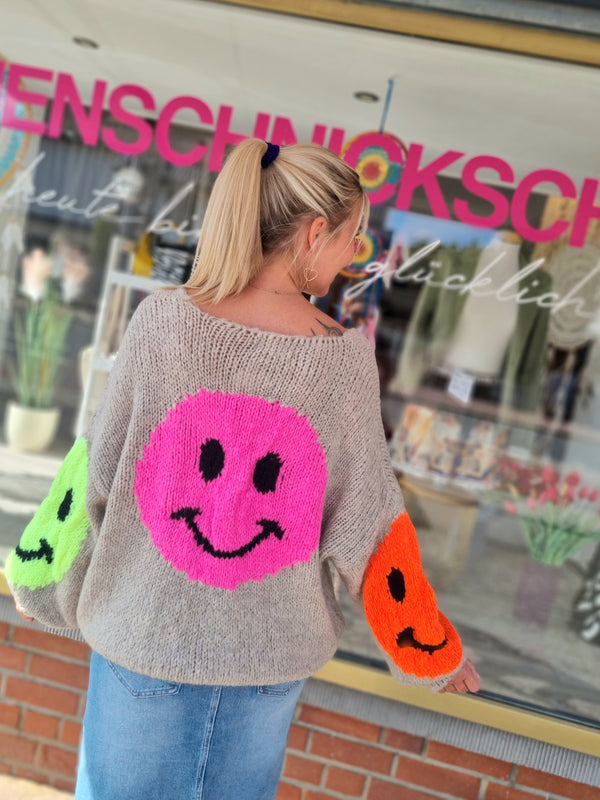 Strickpullover „Smil;-) to me"