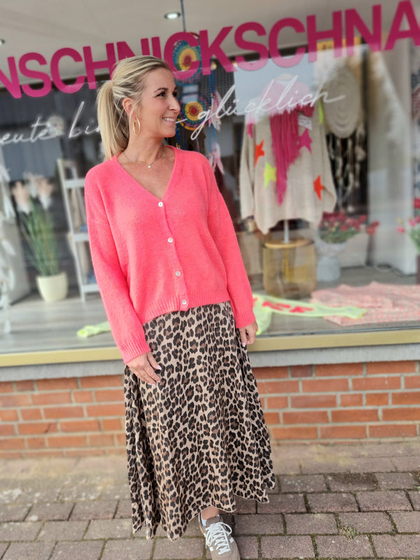 Strickjacke "soft touch" langarm