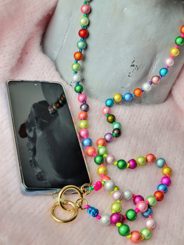 Handykette "Perle" glänzend