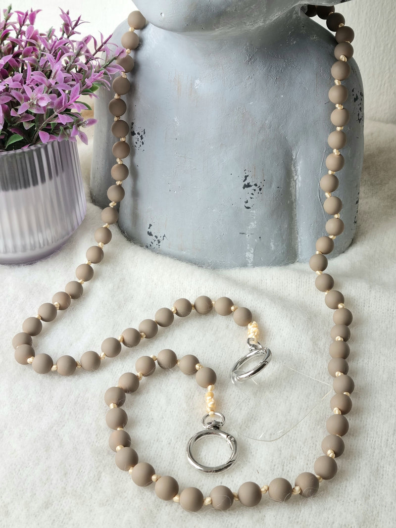 Handykette "Perle" matt