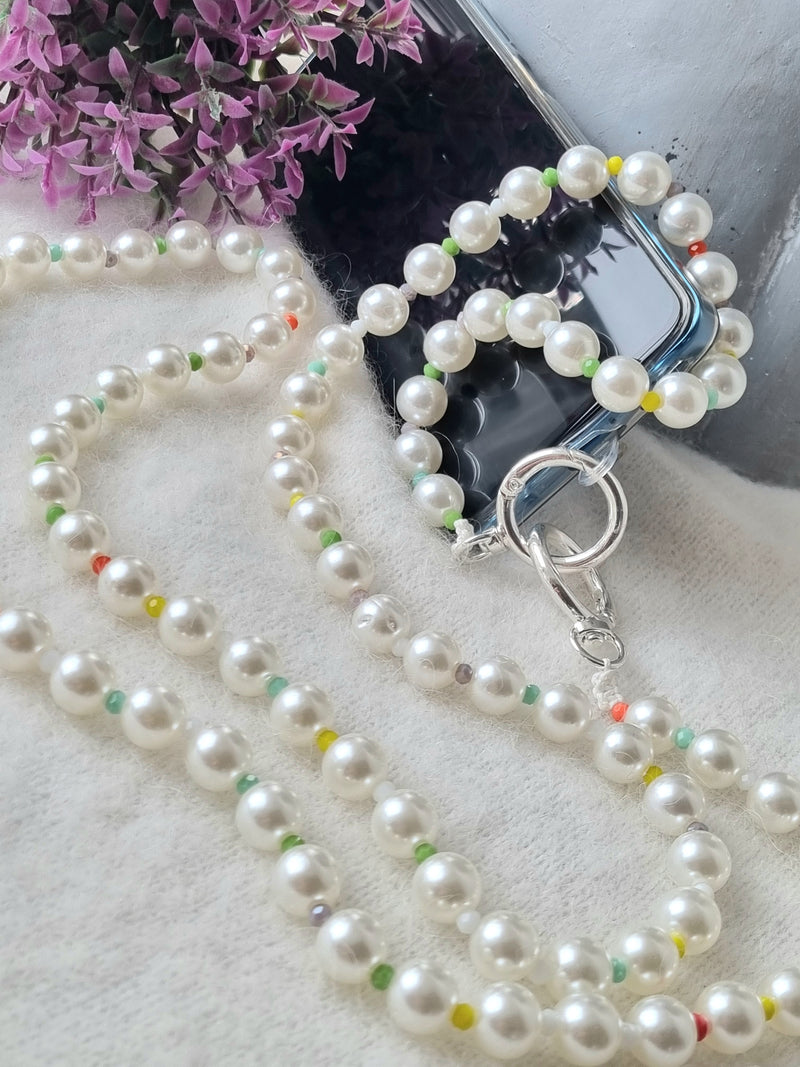 Handykette "Perle" glänzend