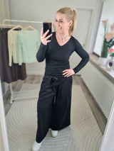 Feinstrickpullover „Liebesgöttin" V-Ausschnitt
