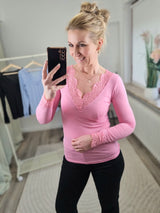 Longsleeve "Cashmere-Spitze"