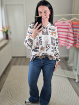 Bluse "Wild & Free"
