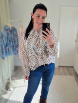 Bluse "Sweet Dots"