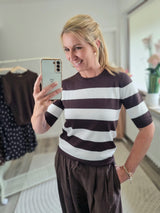 Shirt "Lizza Striped" von Kaffe