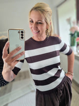 Shirt "Lizza Striped" von Kaffe