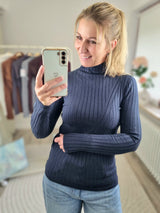 Strickpullover "Basic-Stehkragen"
