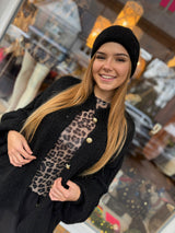 Strickjacke „Coziest Knöpfe“