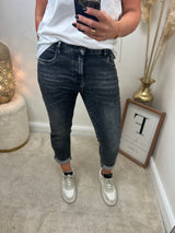 Jeans Toxik (boyfriend cut) (washed/grey) · L20029-D5#
