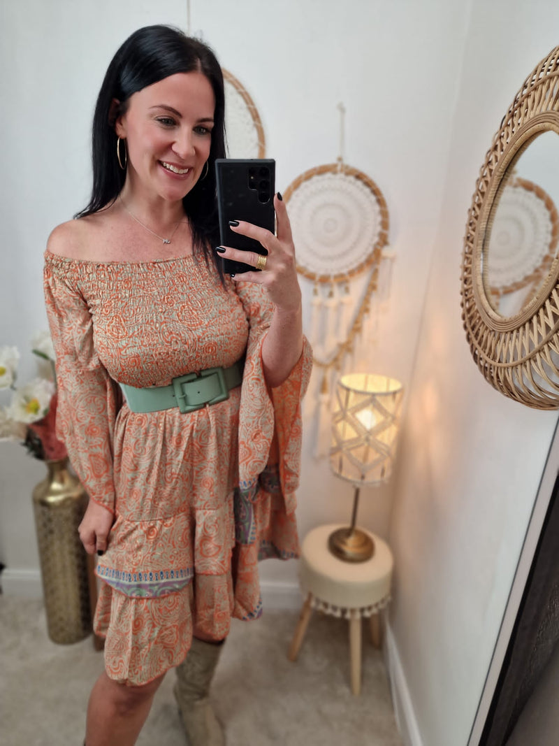 Hippiekleid "off Shoulder Dream"