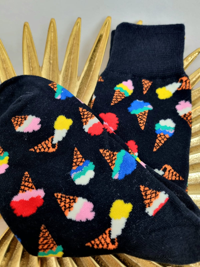 Socken "Happyness" (long · 17,5 cm)